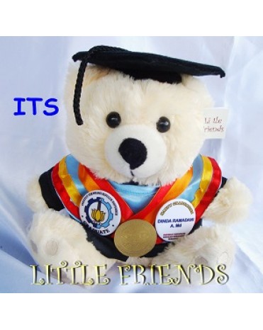 Boneka Wisuda Institut Teknologi Sepuluh Nopember - Diploma (25 cm)